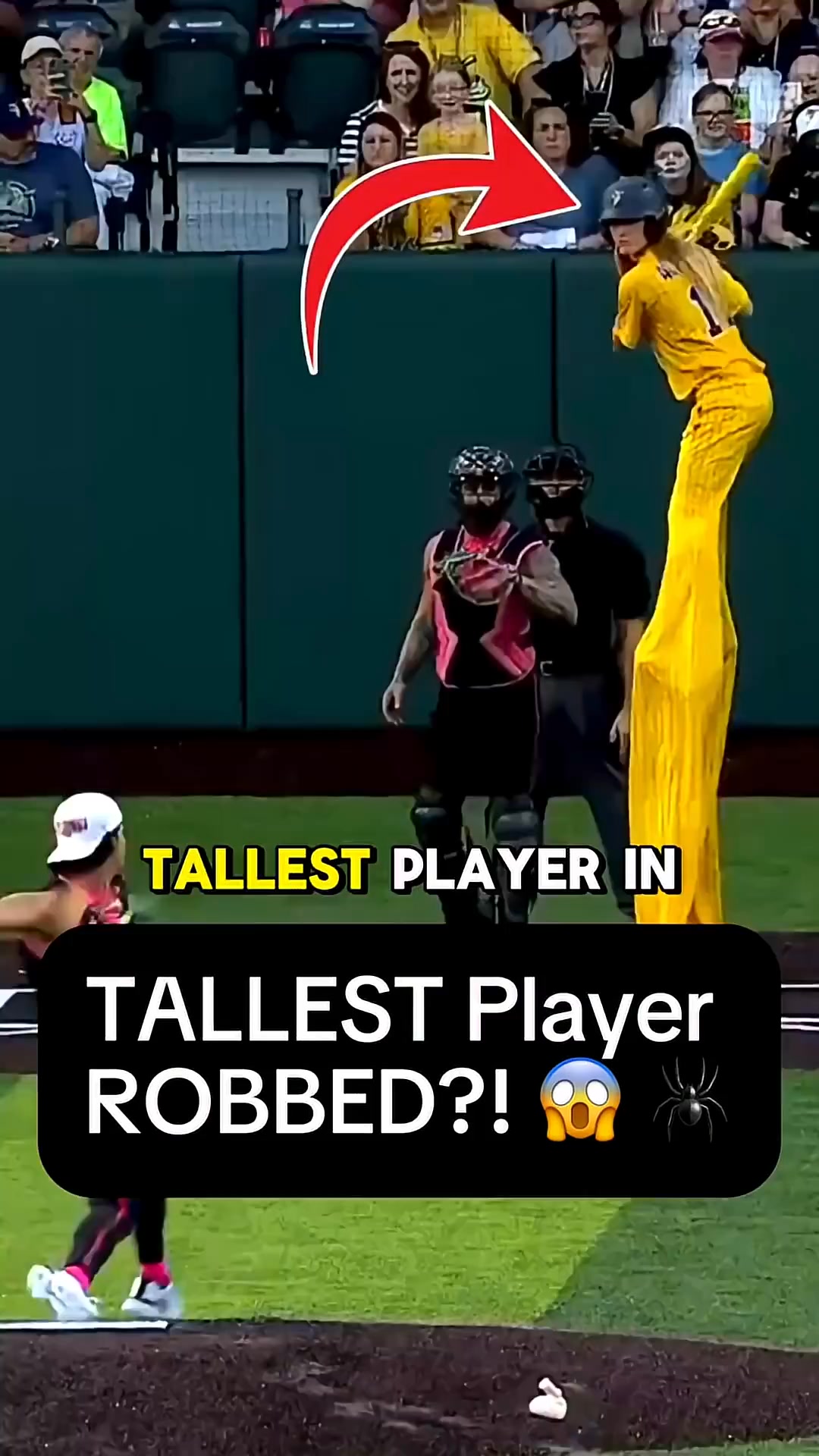TALLEST player in the world got ROBBED ! # | Fastball focus | Facebook