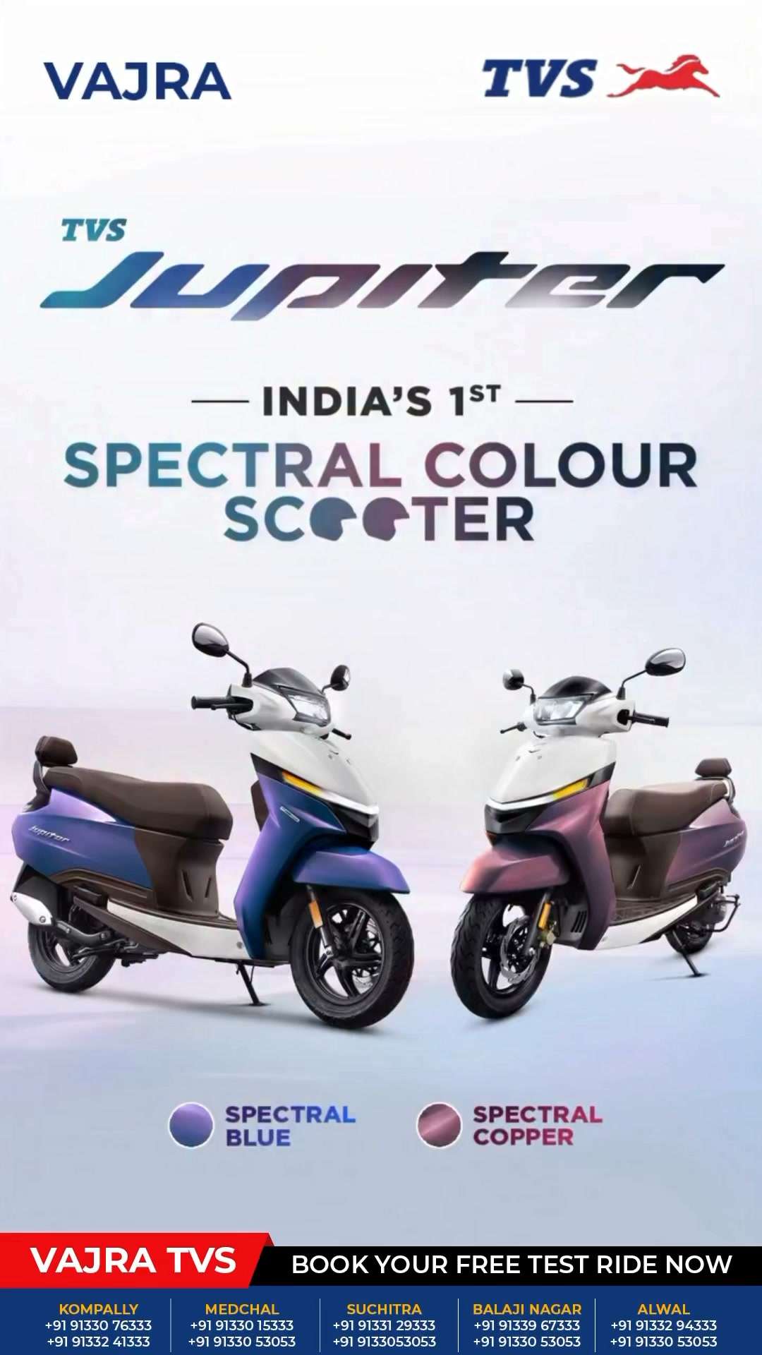 The all-new TVS Jupiter is here, redefining what colours can look