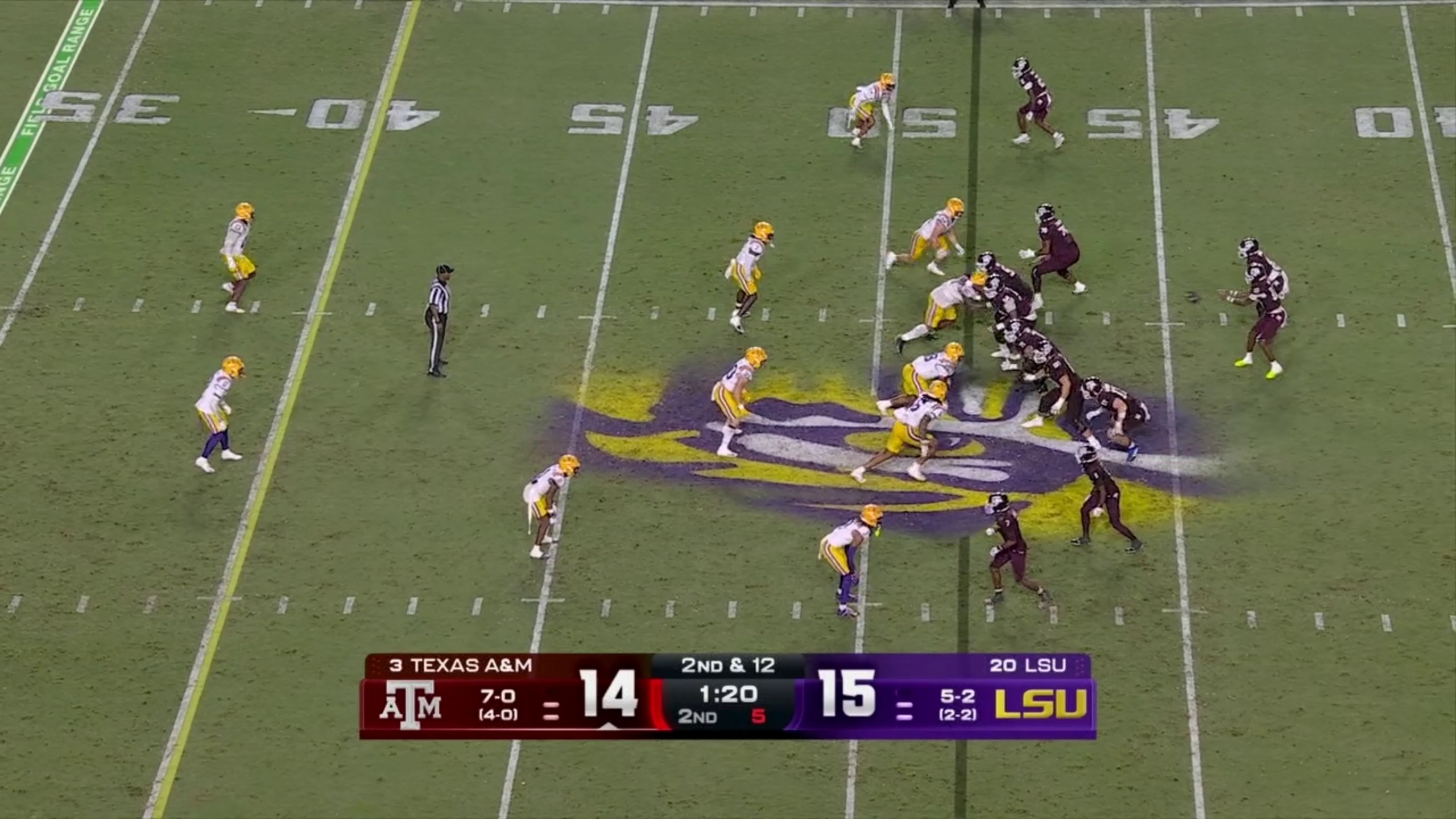 MARCEL REED THROWS HIS SECOND INT OF THE GAME 😬 ️ Watch Texas A&M-LSU ...