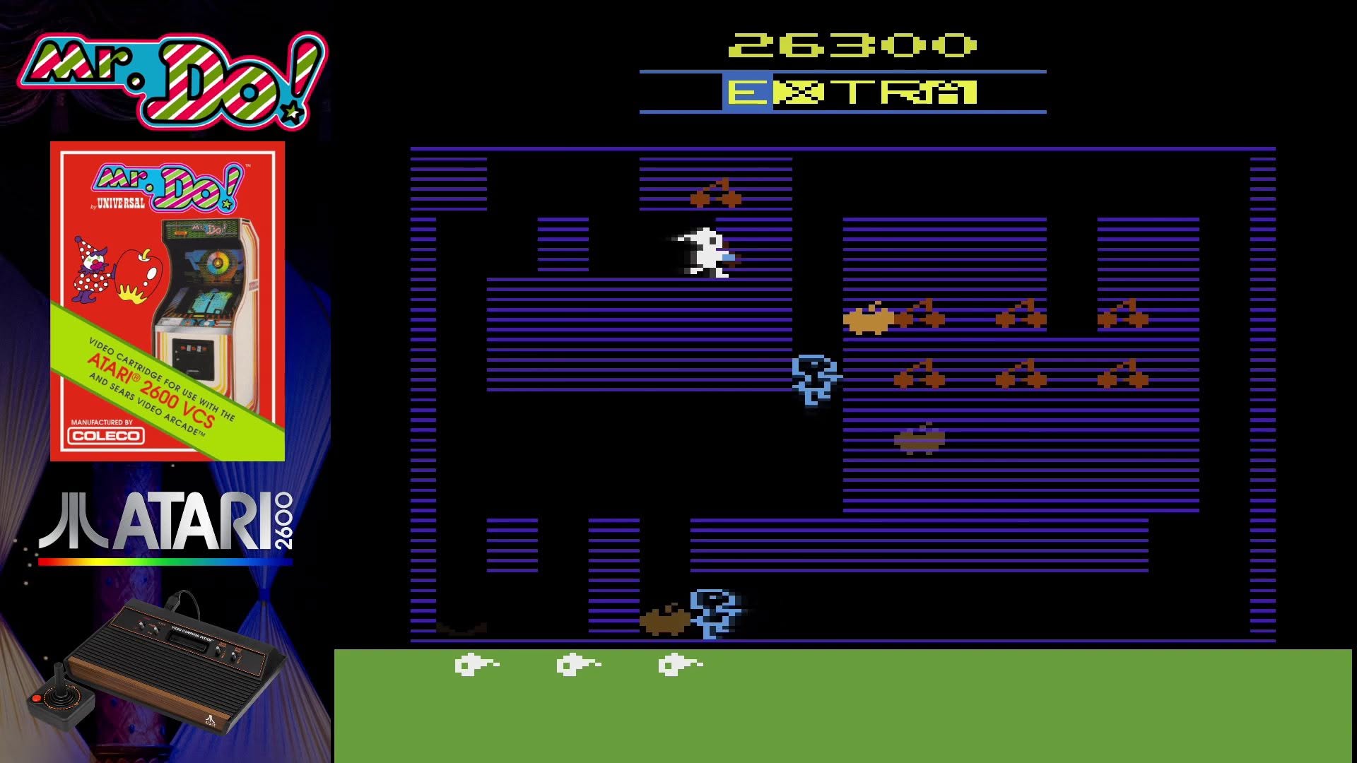Mr. Do! (Atari 2600) Highlight video of Mr. Do! for Atari 2600