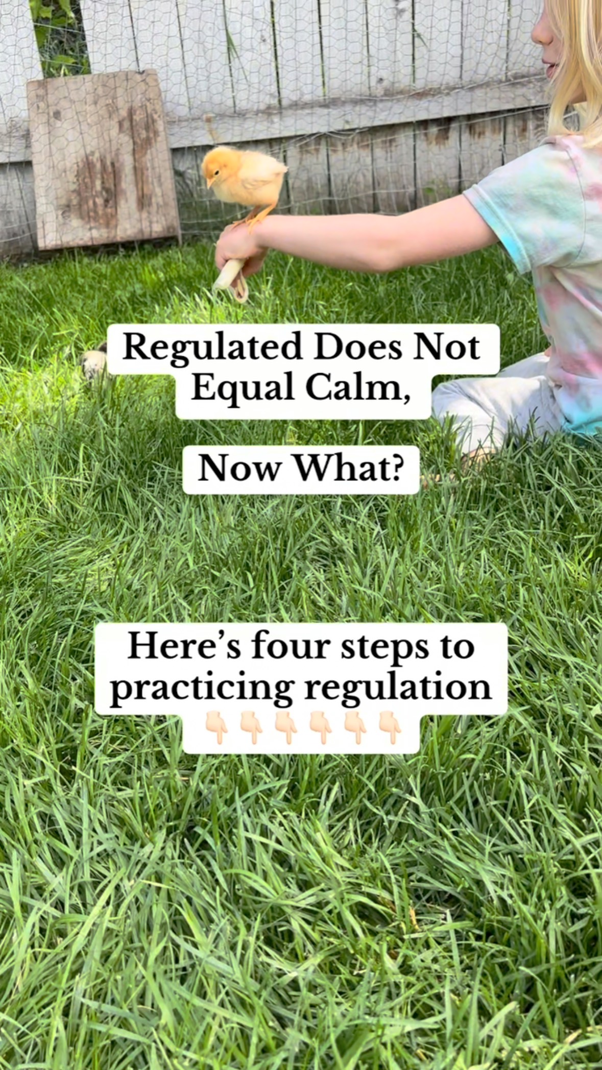 Regulated ≠ Calm. Regulated means feelings all the feelings AND still ...