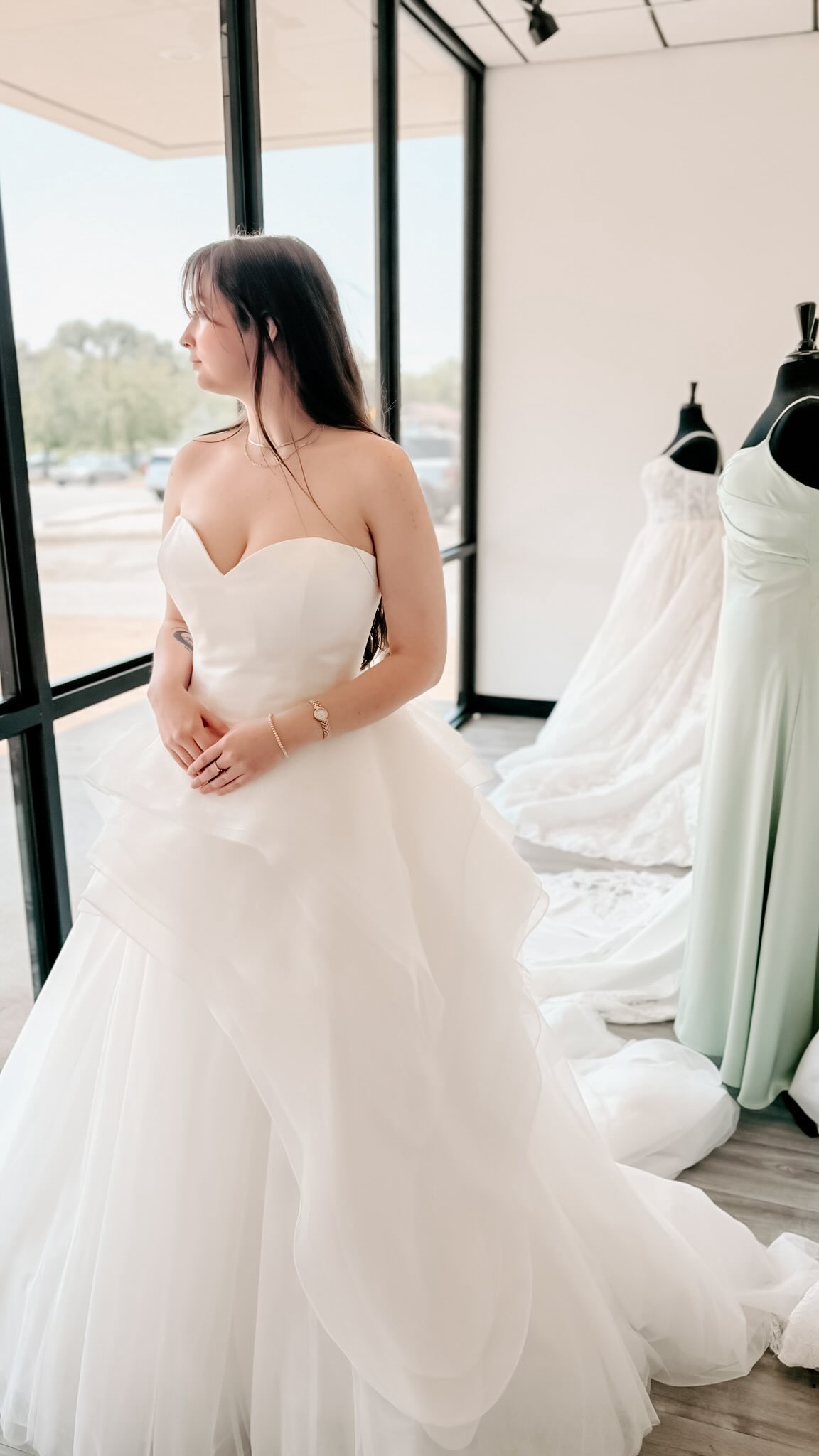 formal dresses north little rock Controversial wedding dress trends… 👀🤍, Demi cups. High slits. Nude lining. Layered skirts., Some brides are OBSESSED. Some are saying absolutely not. 😂 And honestly? That’s the fun part of bridal vegas showgirl