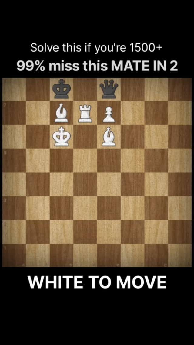 You won't fail right? . . . #chessedit #chessmaster #chesspuzzle #chess ...