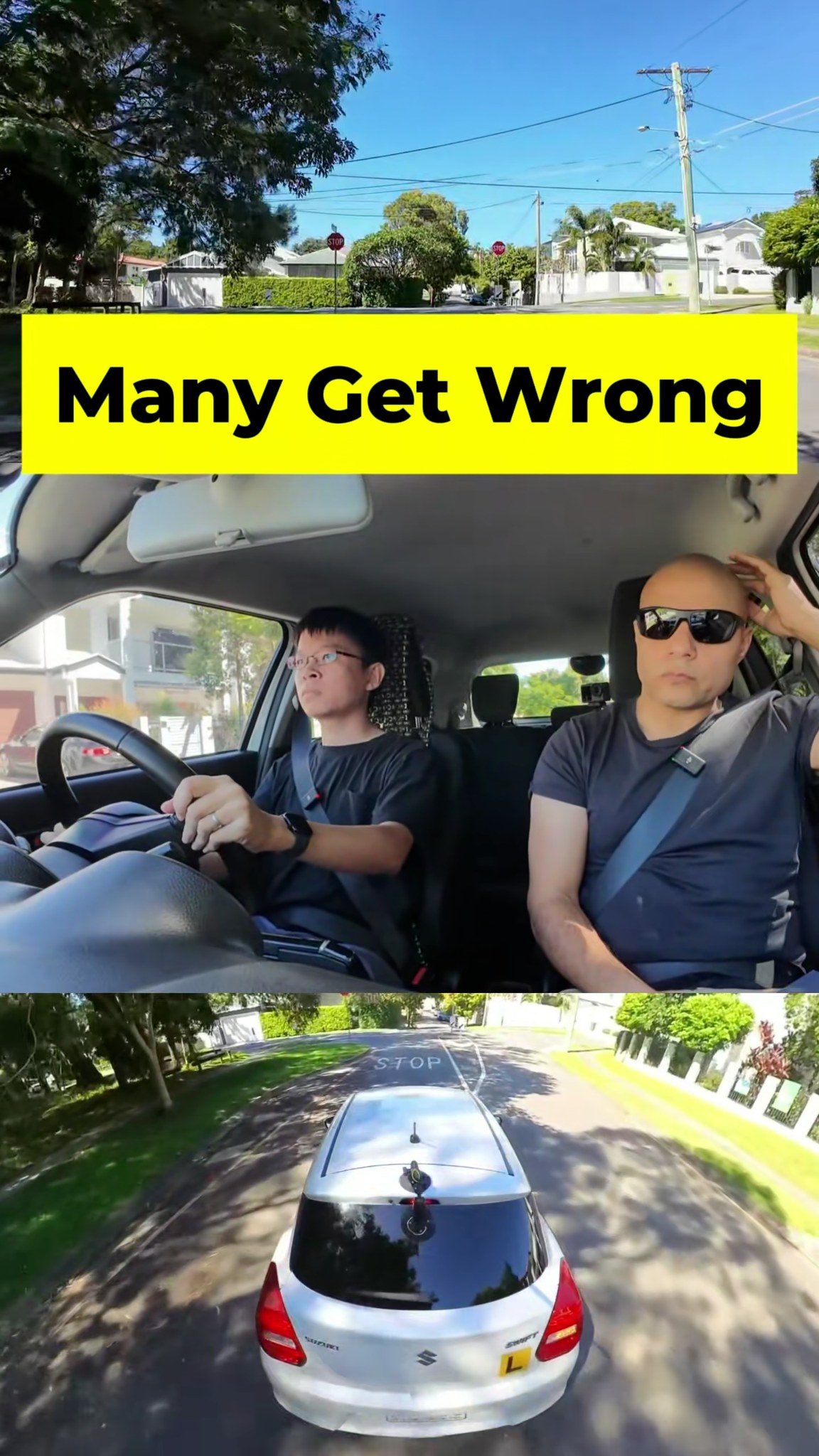 Small slip, big progress! 🚦 This student stopped a little far from the ...