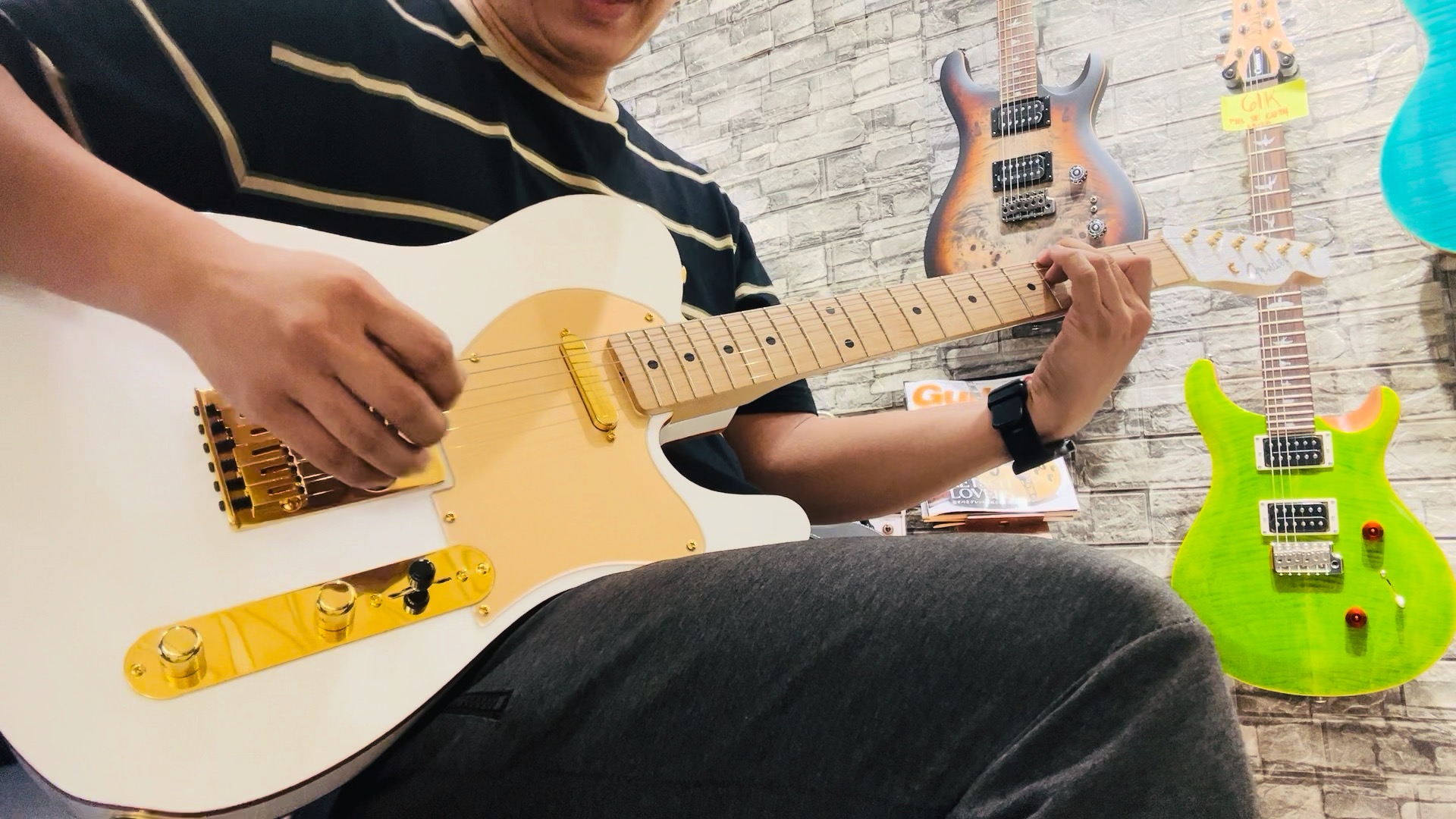 Fender MIJ Haruna Scandal Signature Telecaster White Gold PM for