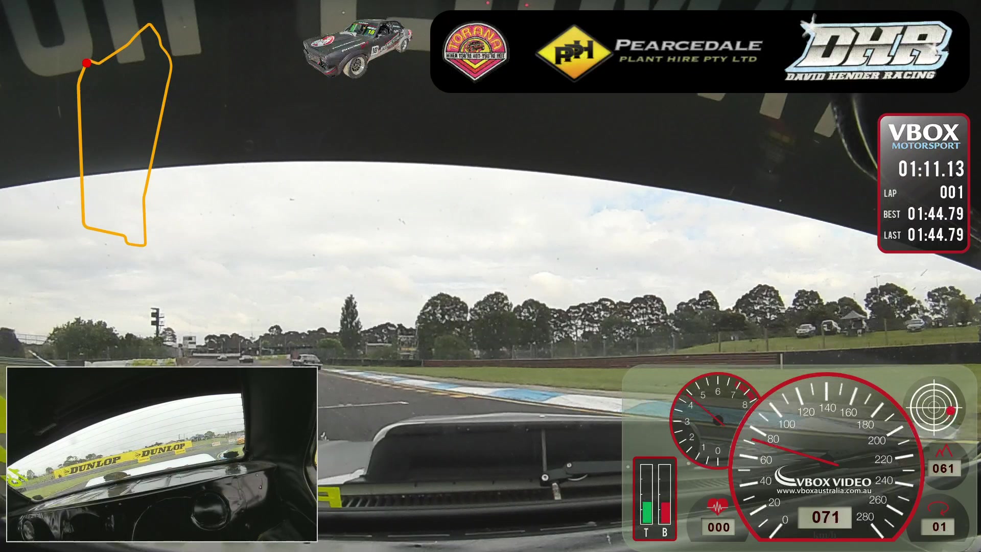 Race 2 Sandown.. coming back through the field after the turnaround ...