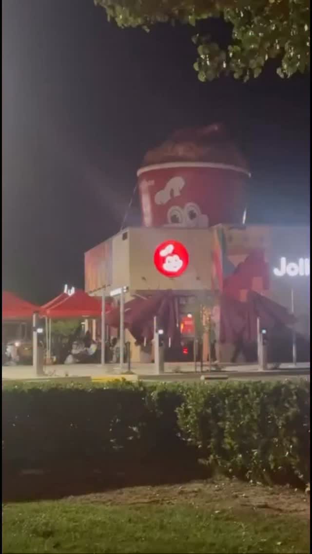 The new Jollibee is packed still on its opening day with more than