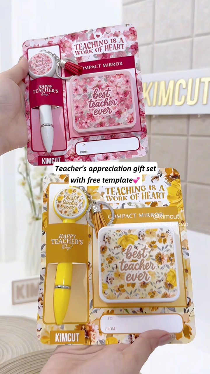 Kimcut - Making teacher’s appreciation gift set with free... | Facebook