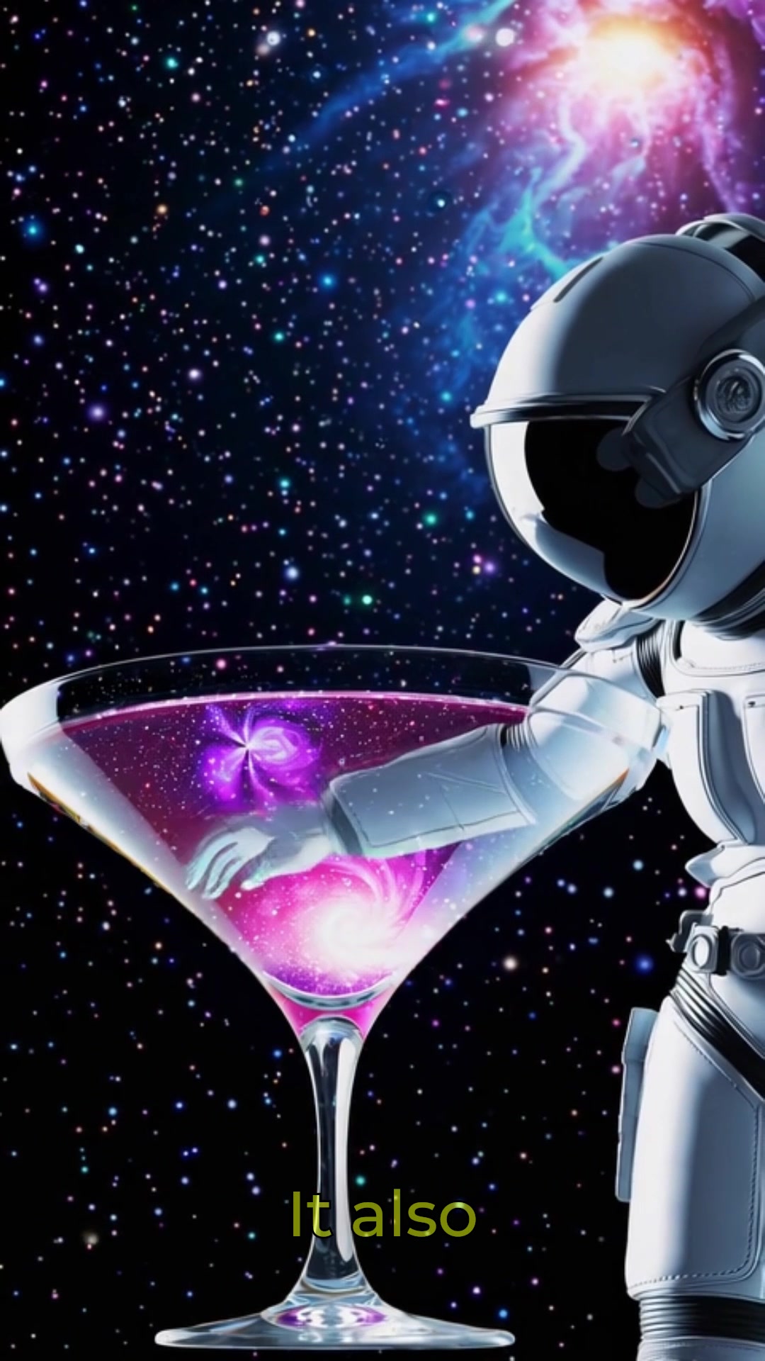 Raspberry flavored space clouds? 🌌 Deep in the heart of our galaxy lies ...
