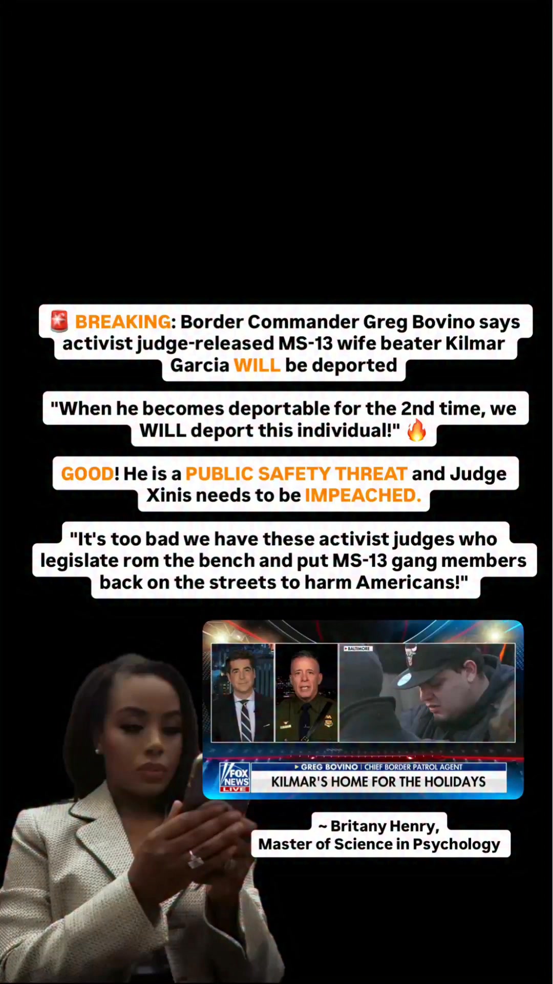🚨#BREAKING: Border Commander Greg Bovino says activist judge-released ...