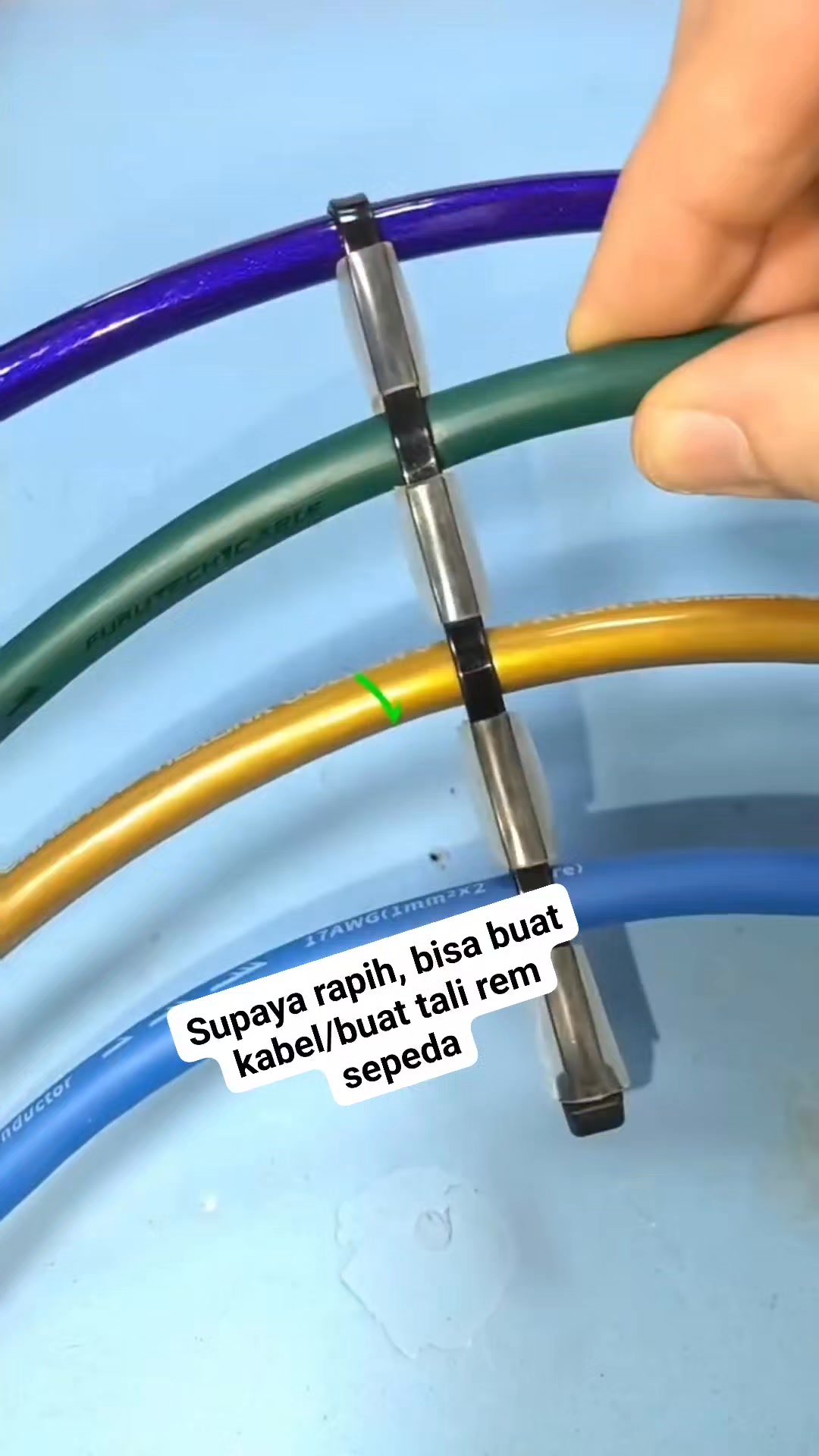 Gunakan talitis, supaya kabel/kabel rem sepeda, supaya rapih,,,,, #rell ...