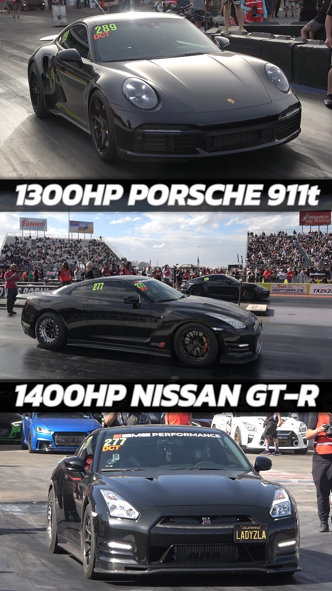 1400hp Nissan GT-R vs 1300hp Nissan GT-R Drag Racing TX2K25 @ Texas ...
