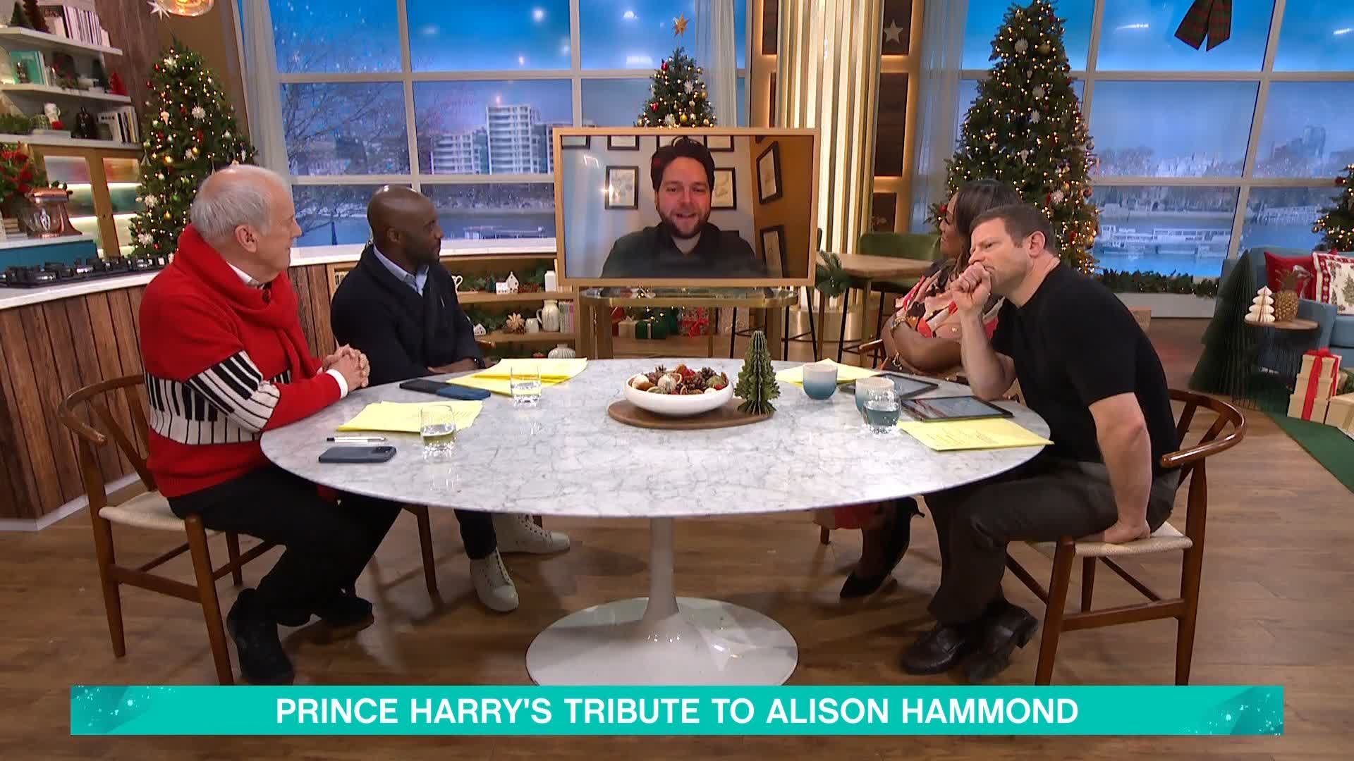After a video of Prince Harry using an Alison Hammond sound went viral ...