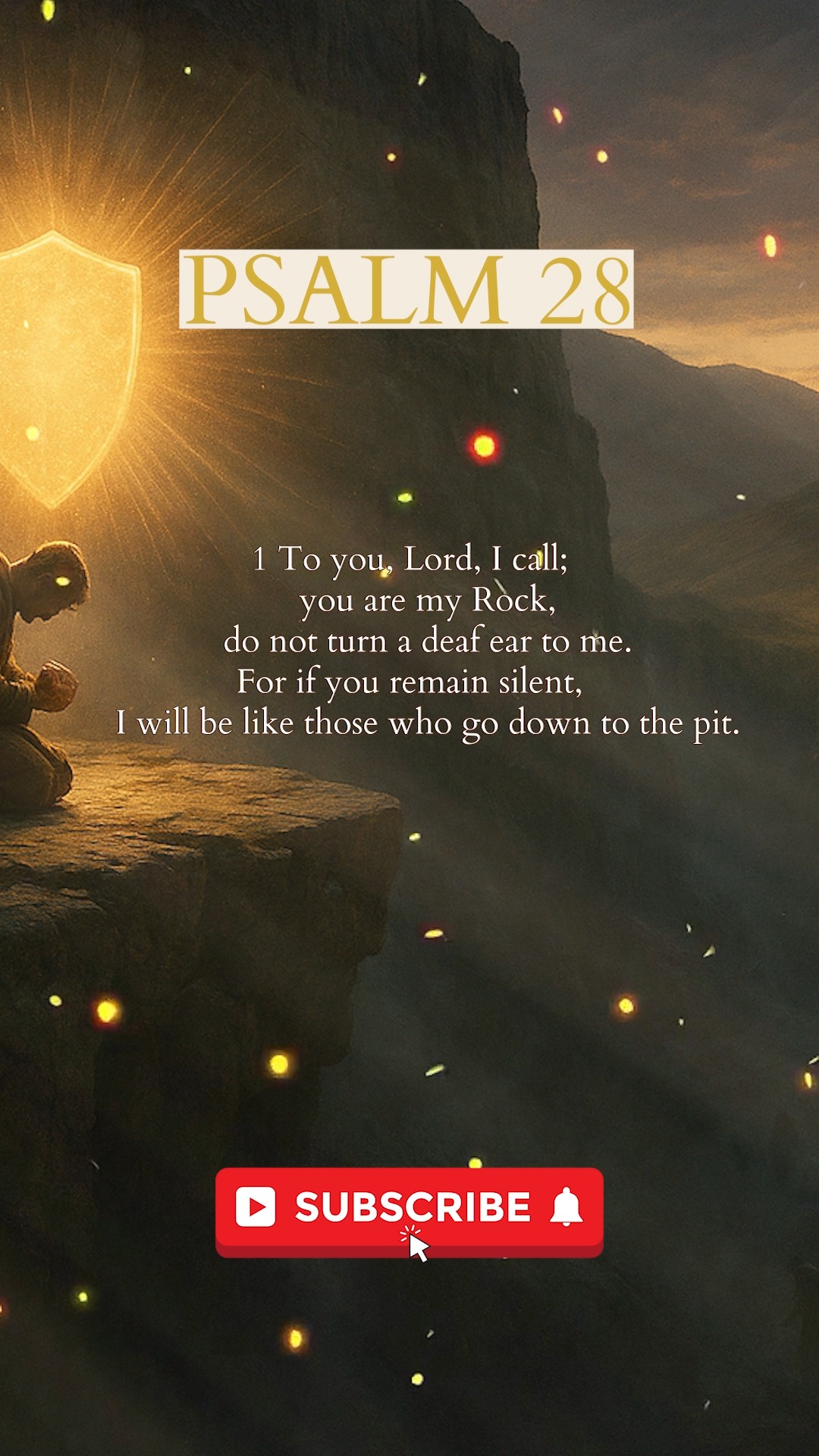 Psalm 28 begins with a cry from the silence. David pleads for God to ...