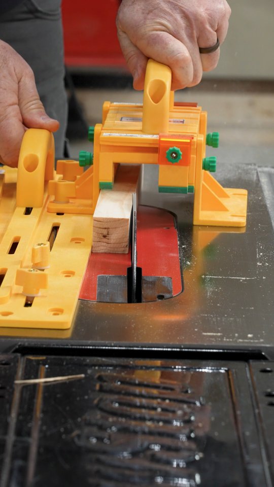Dial in once, lock it, cut, rotate, repeat. Using the Microjig ...