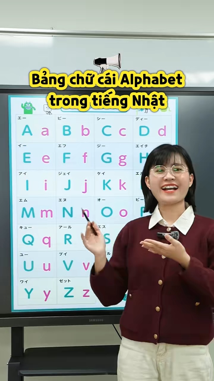 Cách đọc bảng chữ cái Alphabet trong tiếng Nhật cùng Huyền ss - Học để ...