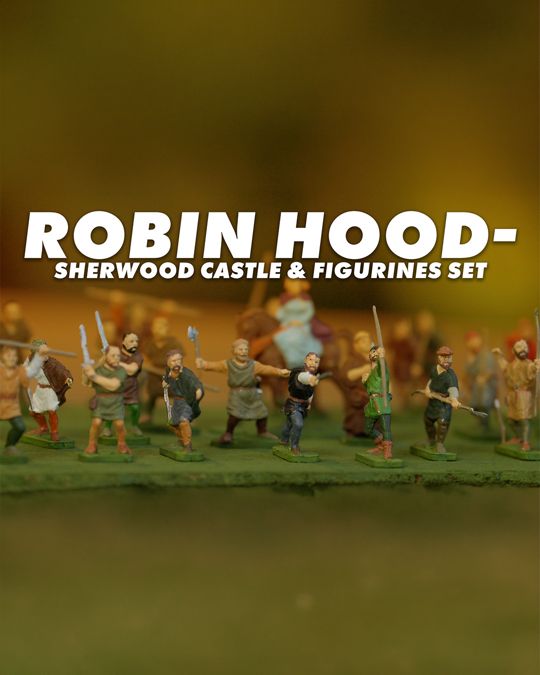 Take a close-up look at our Robin Hood Sherwood Castle & Figurines