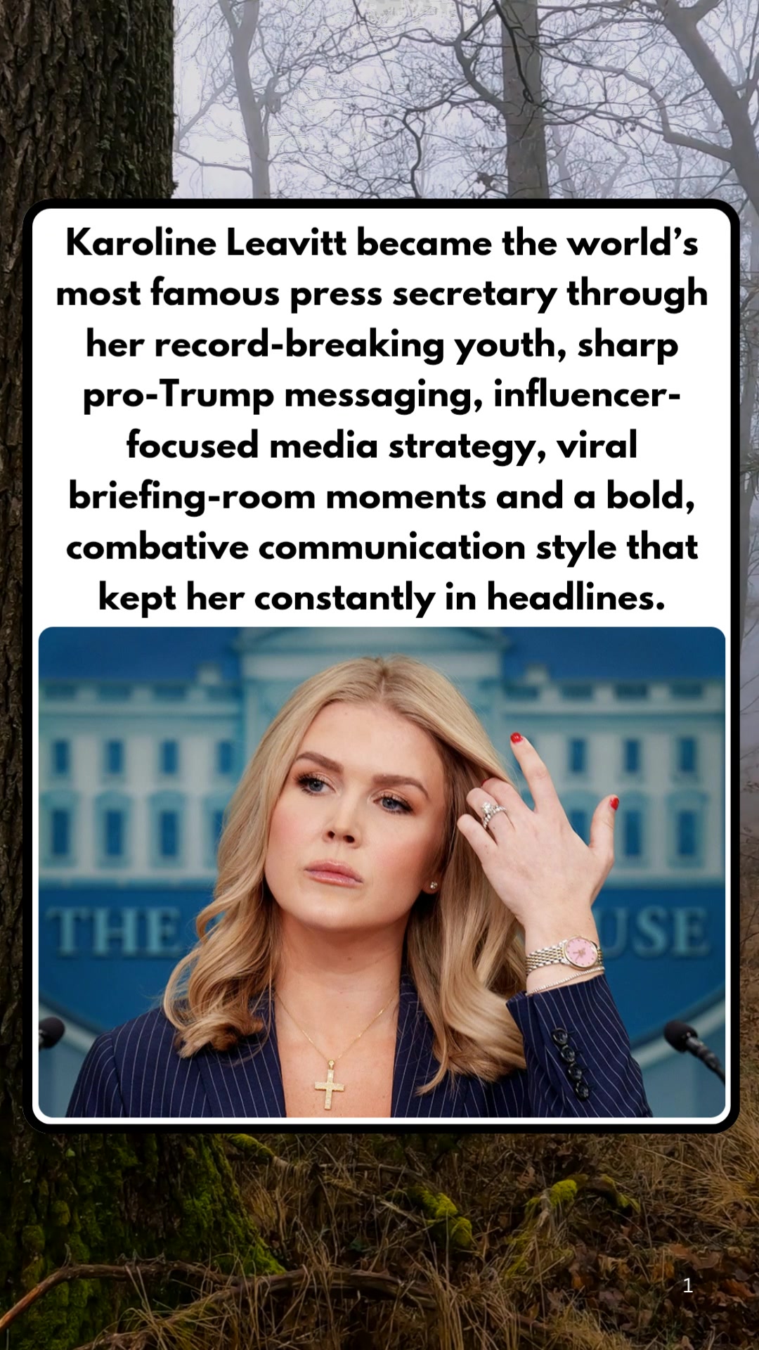 How Karoline Leavitt became the world’s most famous White House press ...