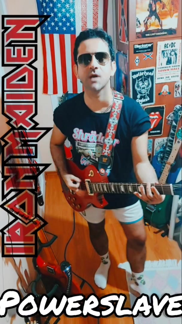 Powerslave guitar riff by Iron Maiden with tabs | GuitArmy