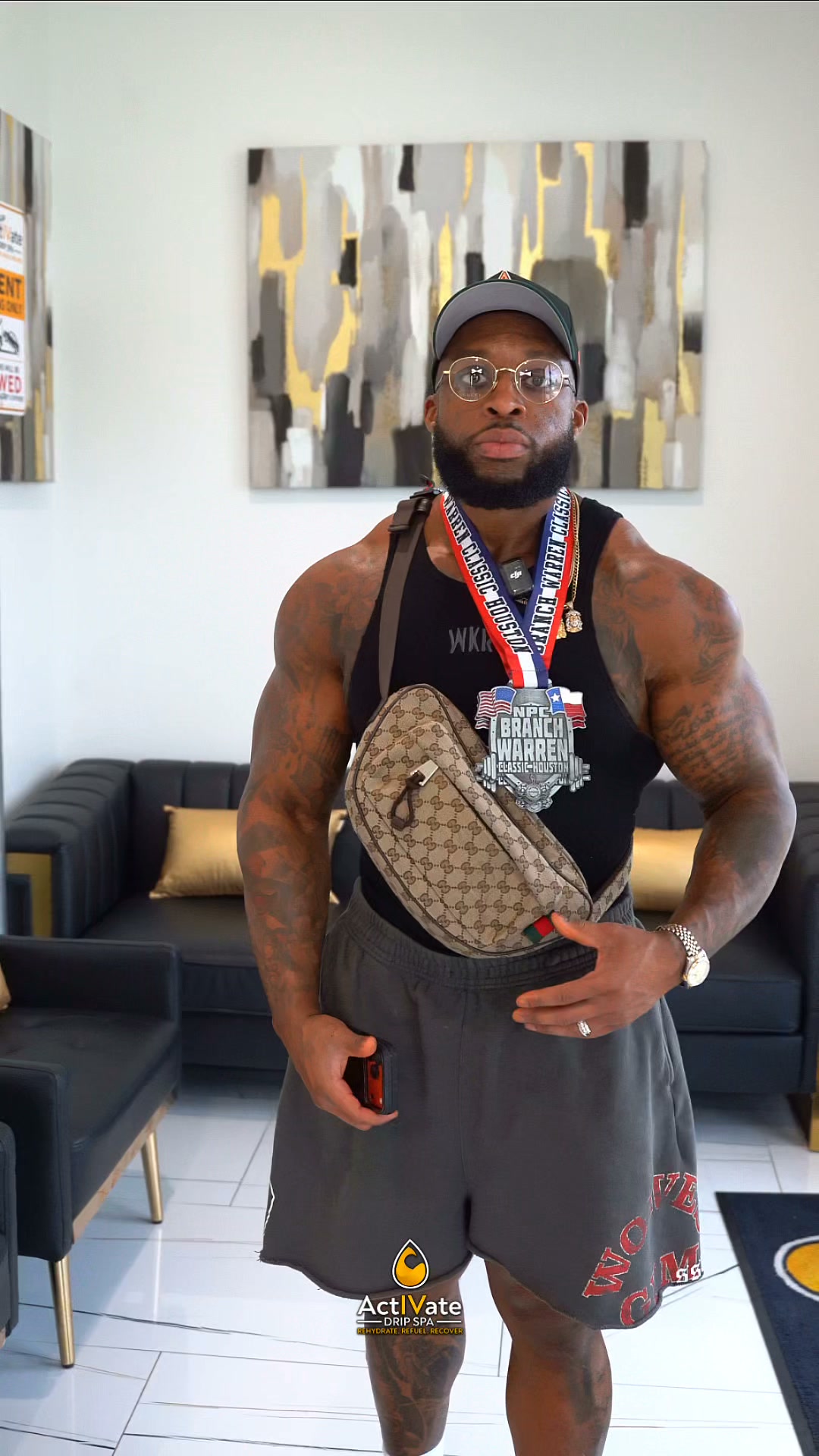 🏆💪 Champions know that recovery is just as important as the work that gets them there., After an incredible win at his bodybuilding competition, our client JC stopped by ActIVate Drip Spa to 