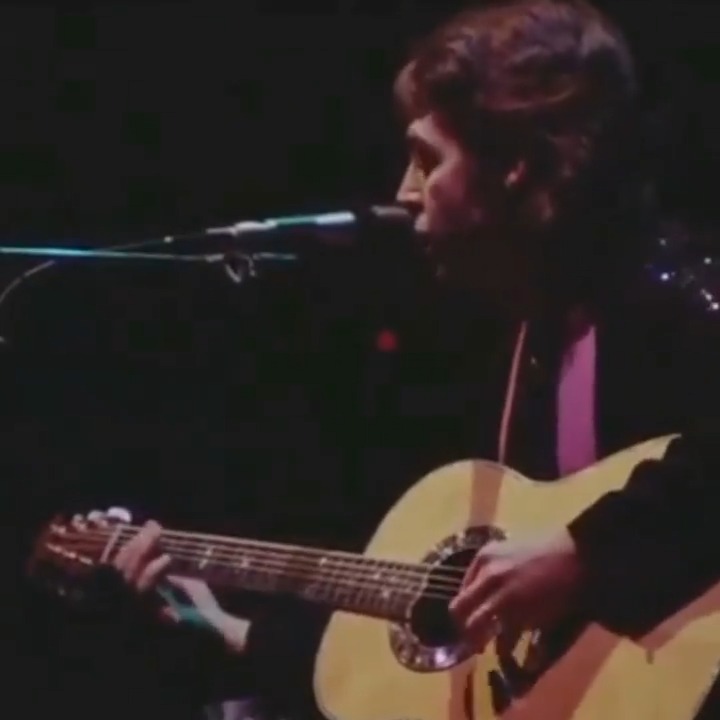 The legendary Paul McCartney performing “Blackbird” live. Which