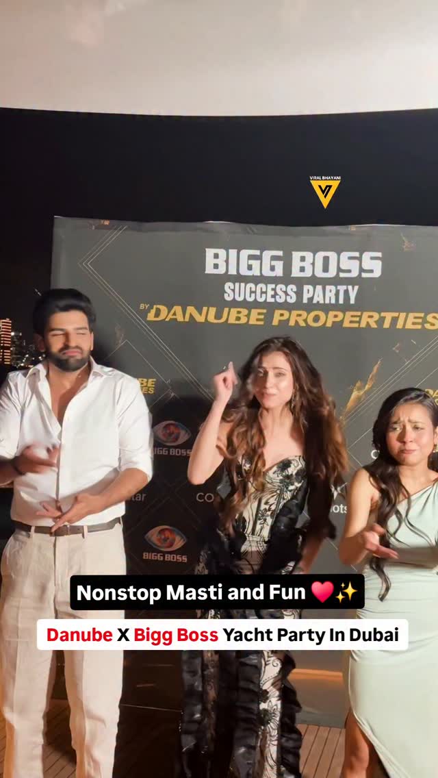 Bigg Boss 19 Stars shake a leg at Danube Founder & Chairman @rizwan ...