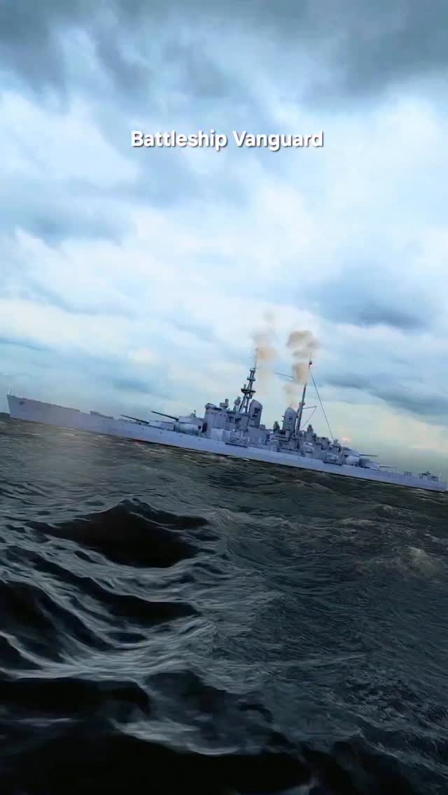 HMS Vanguard (23) was the last, largest, and fastest battleship built ...