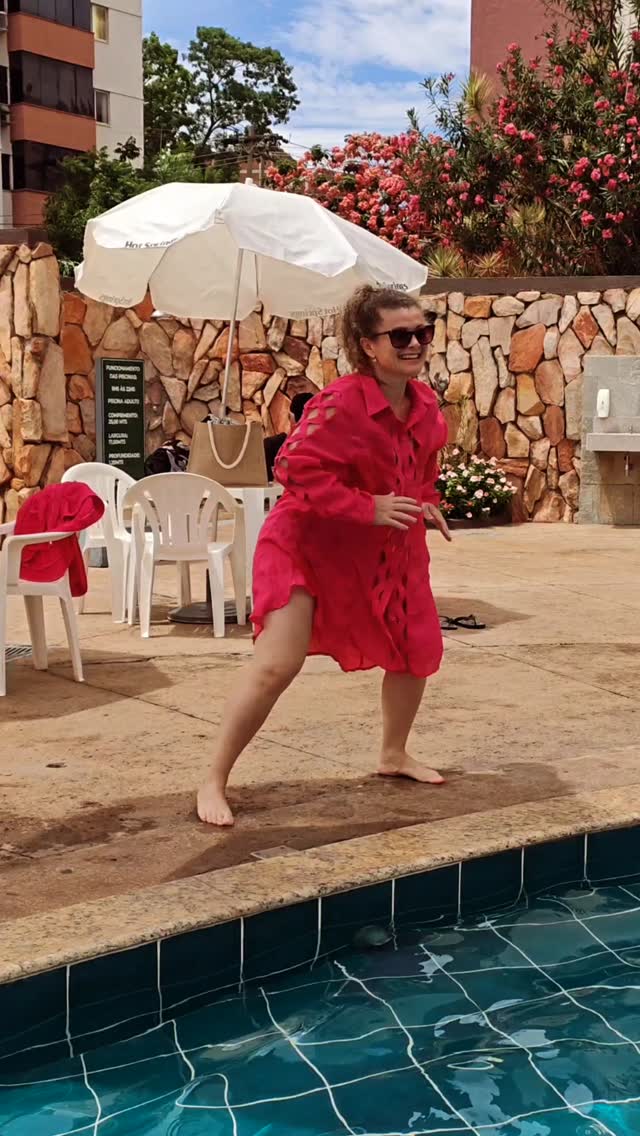 Professora de Chapadão do Sul animando a hidro de hoje aqui no Hot ...