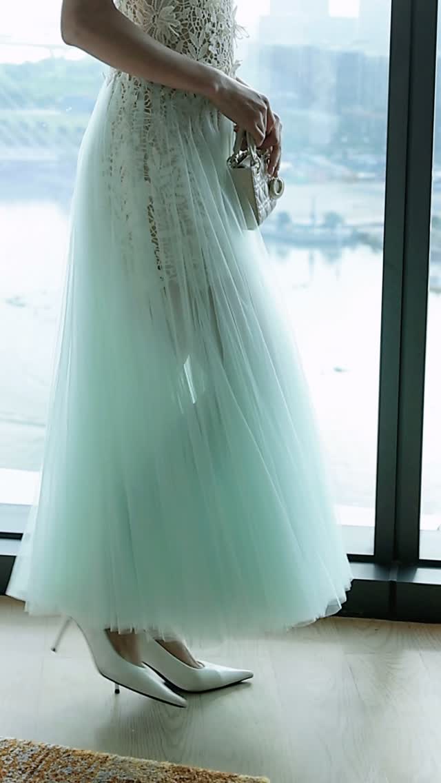 modern daos dress Daohuaxiang Song Hanfu Airplane Sleeves Song Vest Spinning Skirt Spri apricot Song Vest / S do not tumble dry. Dao Sleeveless Mini Tank Dress