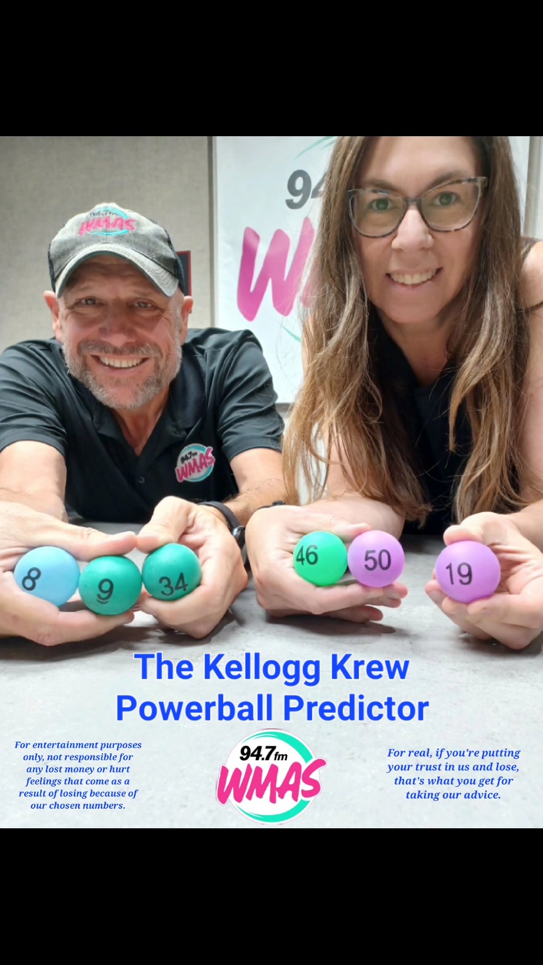 We used The Kellogg Krew Powerball Predictor to pick tomorrow night's ...