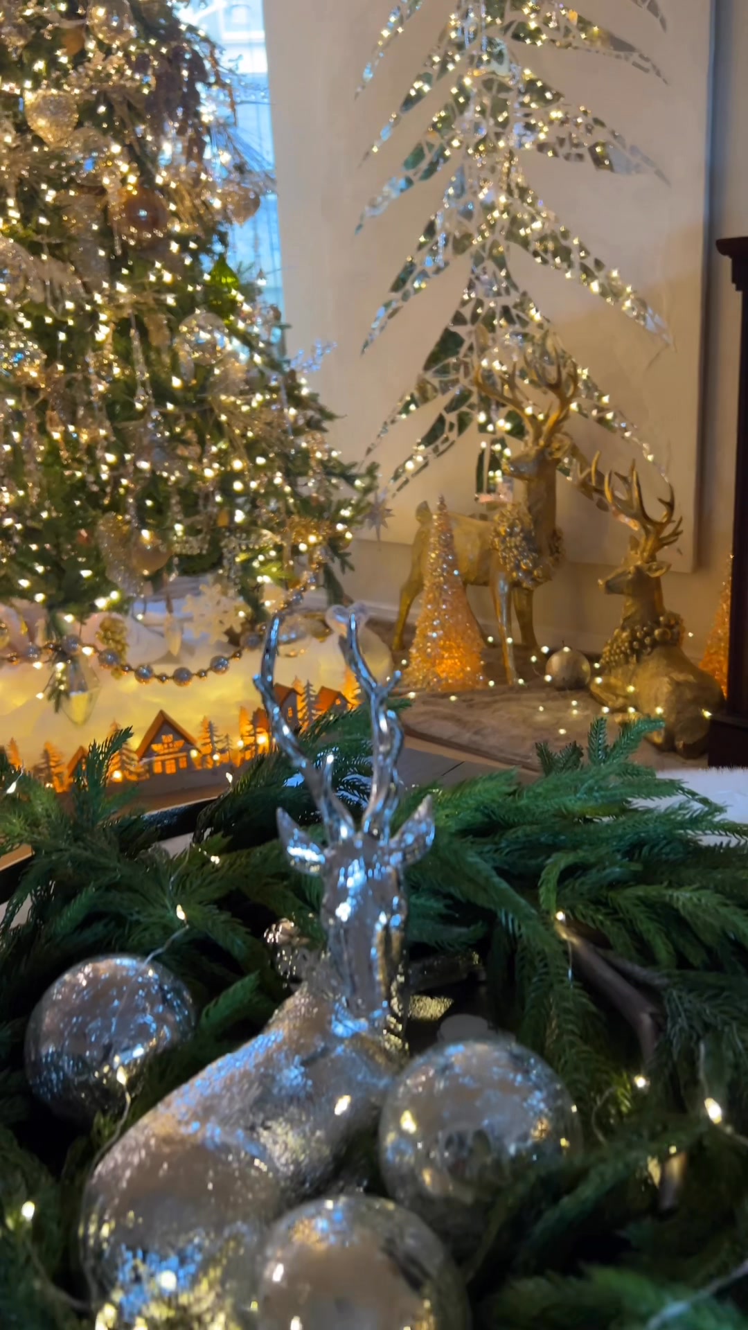 A sneak peek at the GLOW IN THE DARK holiday Christmas Tree! 🤩 It