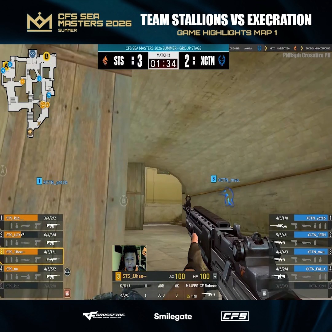 Team Stallions (STS) vs Execration (EXE) Game Highlights Map 1