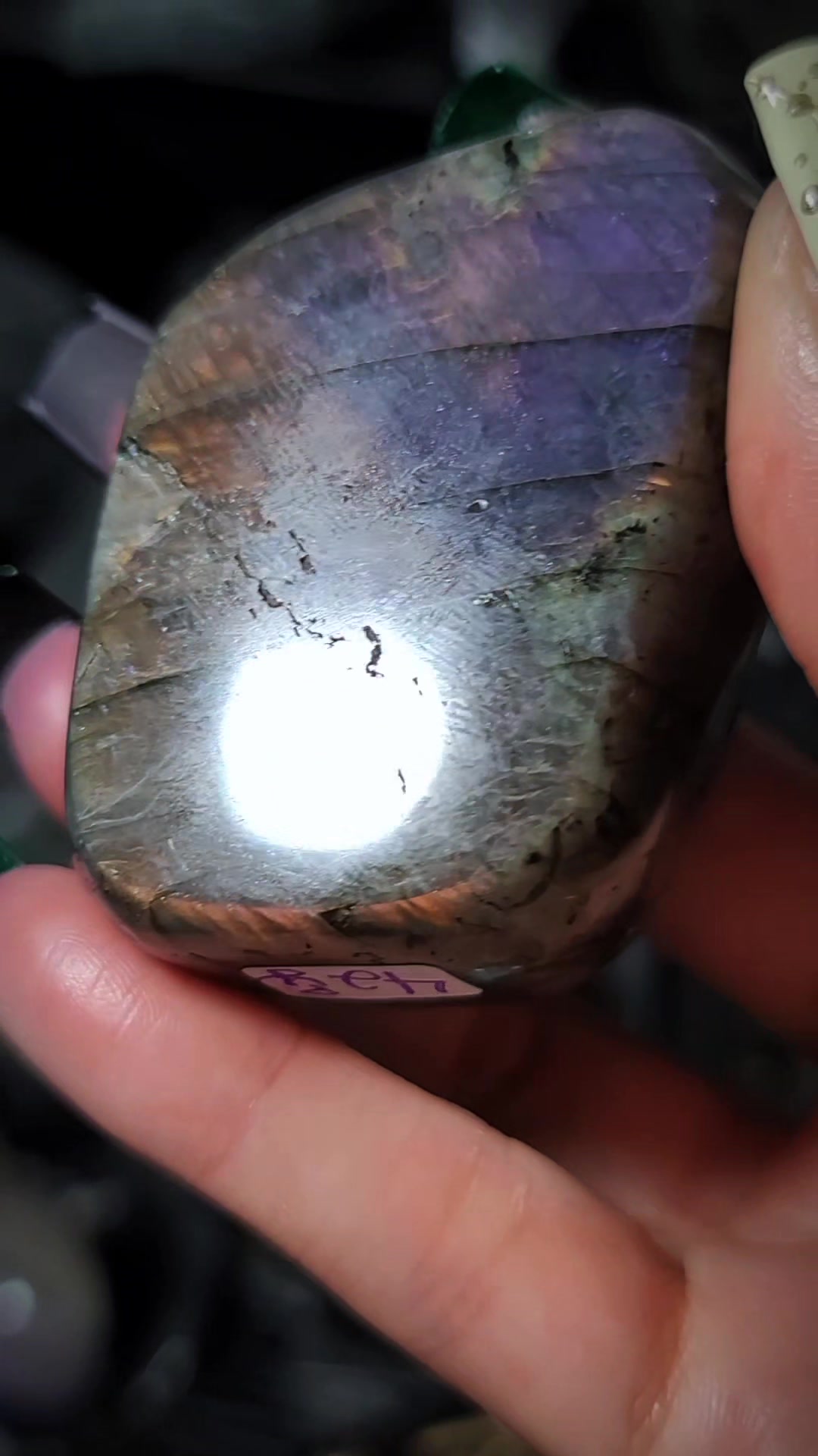 This Labradorite freeform is a total showstopper — with brilliant ...