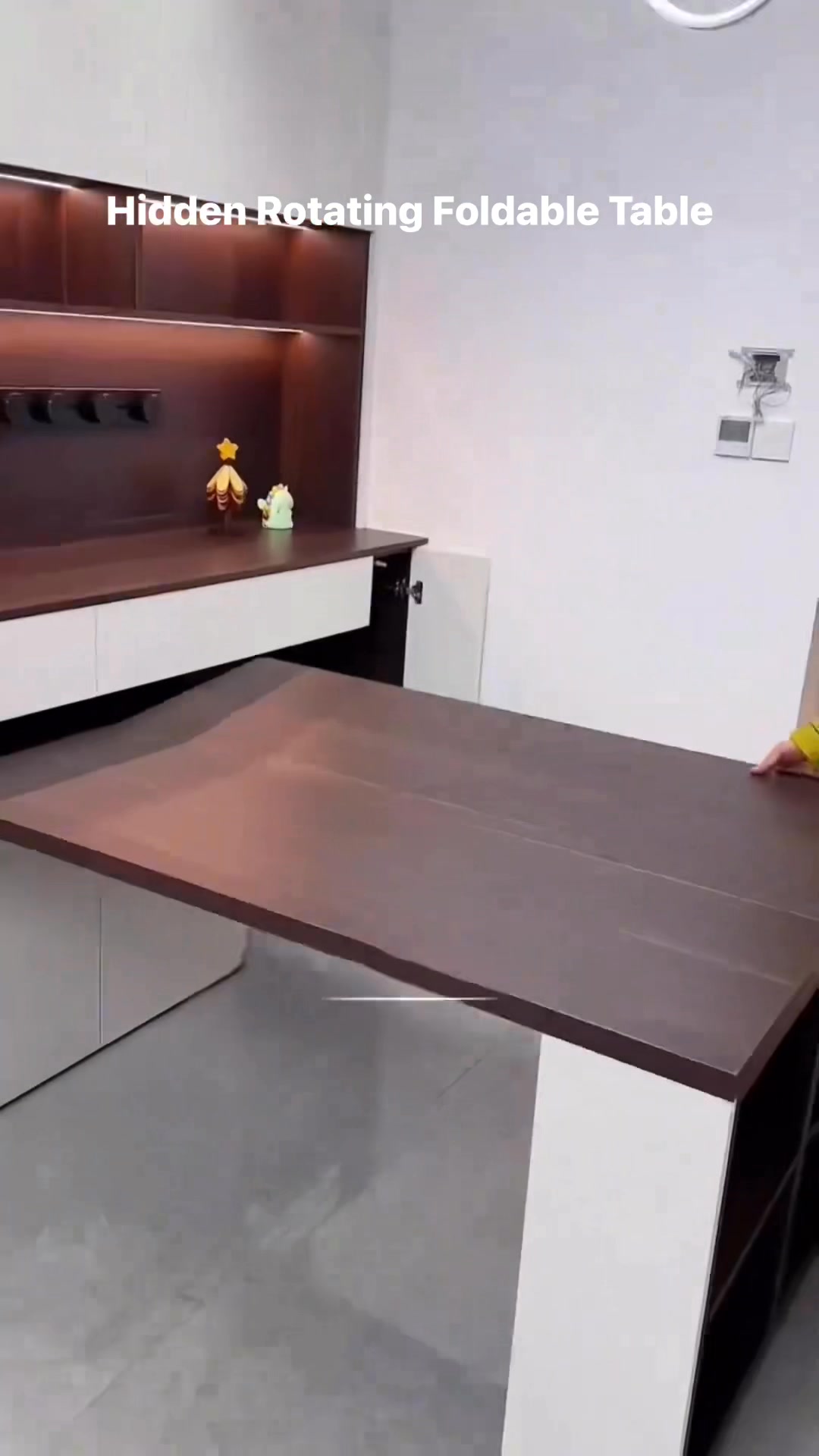 Customized conversion of narrow, shallow sideboard/rotating single ...
