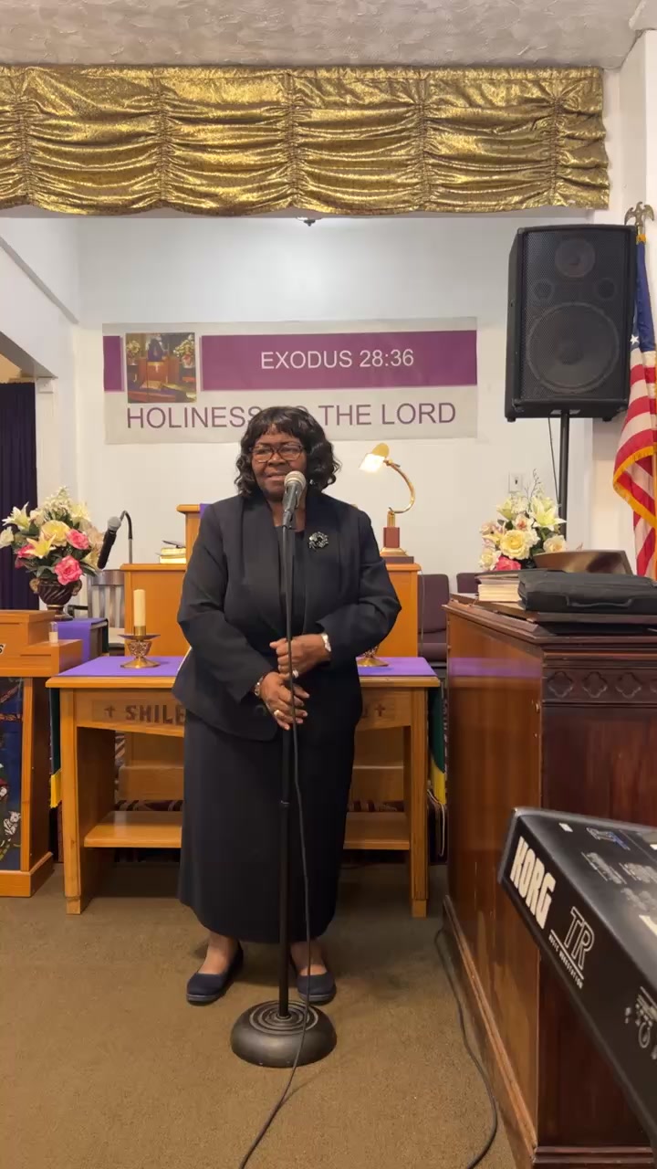 Parson Temple Fellowship Church. Dr. Robinson preaching”Trust in the ...