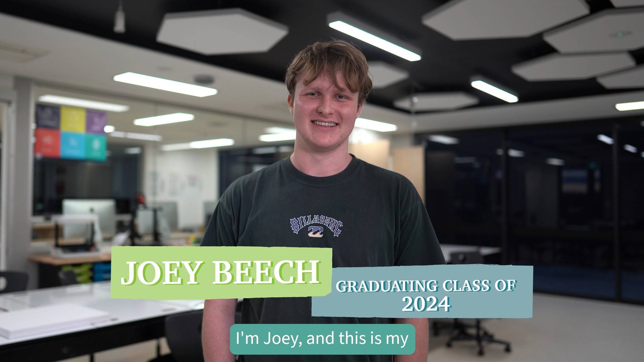 Where are they now? In this video, past student Joey Beech shares 