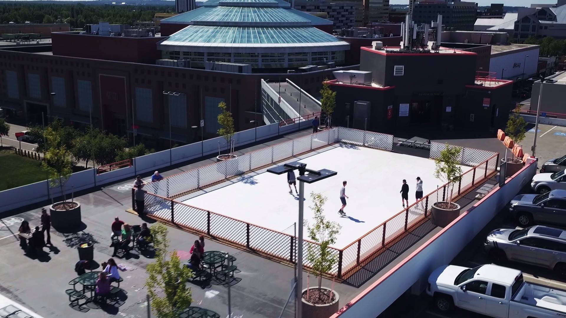 We're back! Now with the only public, FREE to use, synthetic skate rink ...