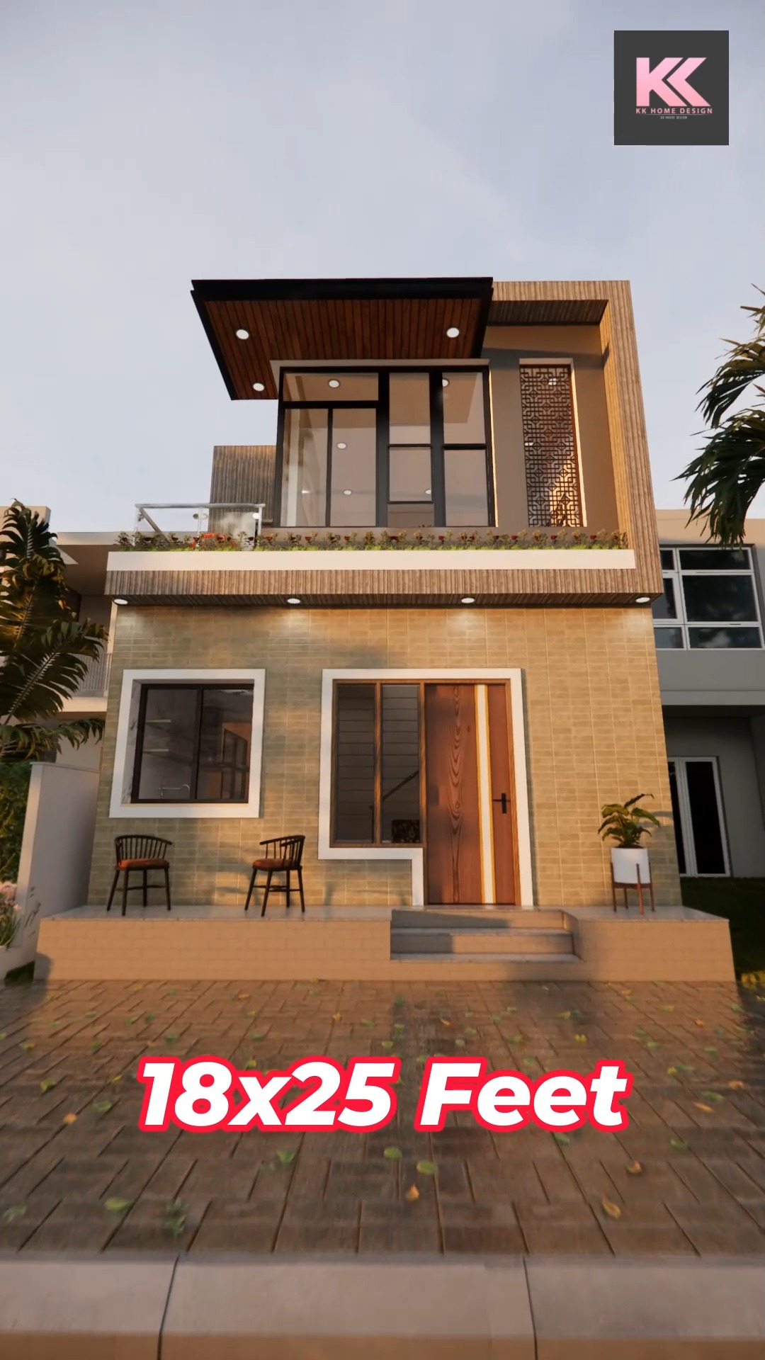 KK Home Design - 👉💥🏠Duplex House 18X25 Feet House Design... | Facebook
