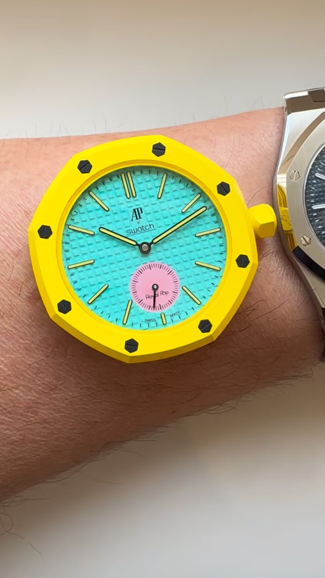 New watch! The AUDEMARS PIGUET Swatch Royal Pop collab. This is