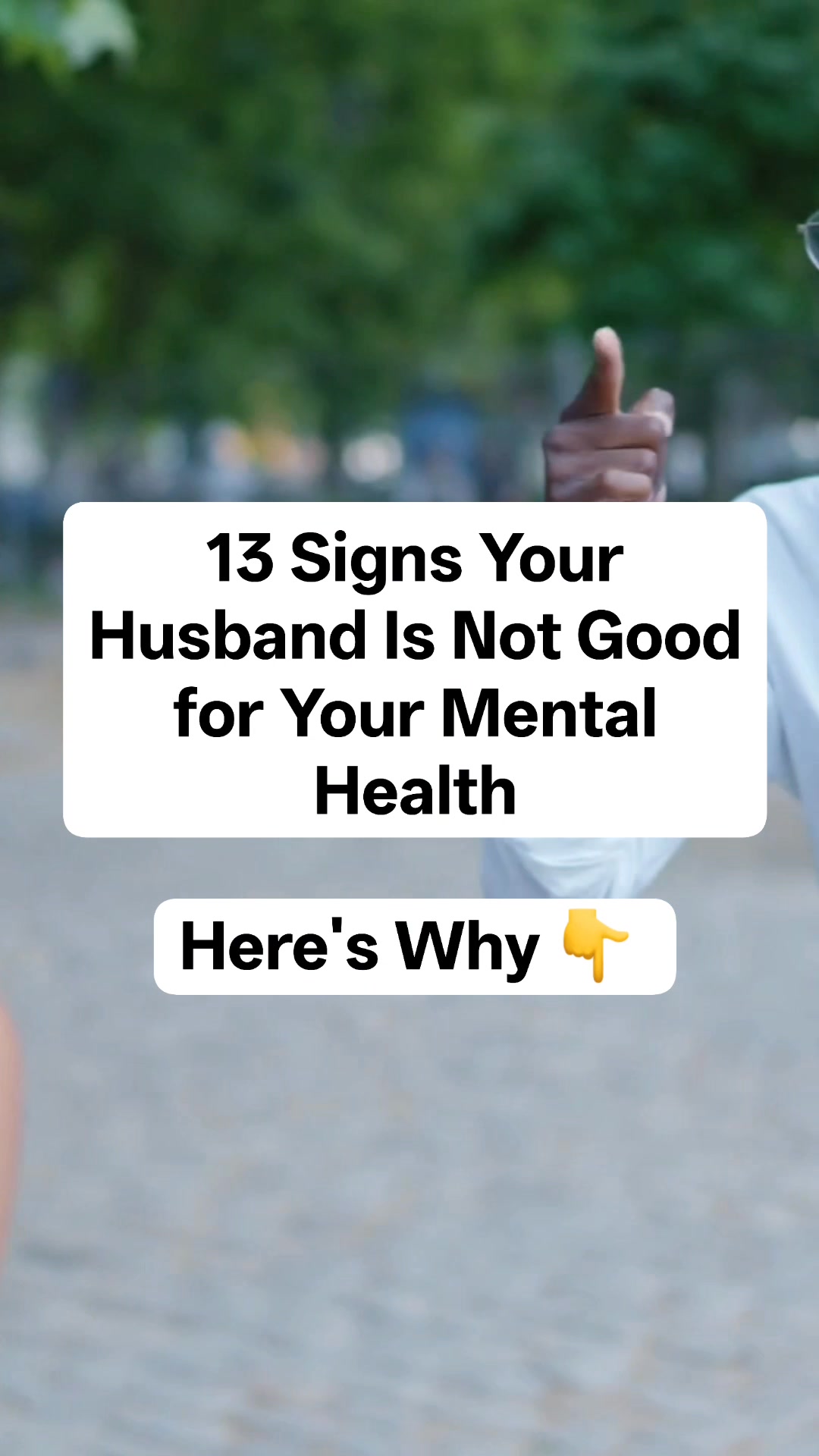 13 Signs Your Husband Is Not Good for Your Mental Health Here's Why 👇 ...
