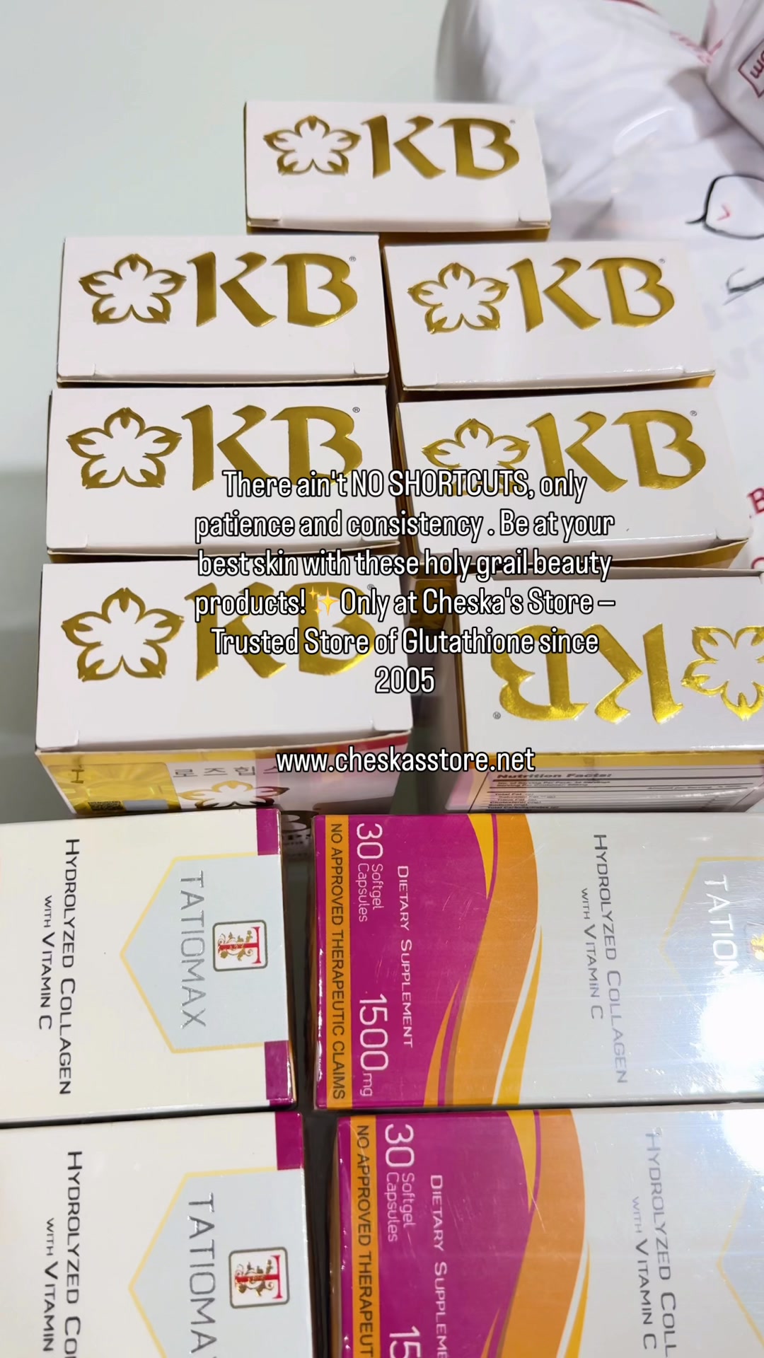 📷 Tatiomax Collagen, Relumins 1600c, KB Rosehips Vitamin C | Cheskas Store