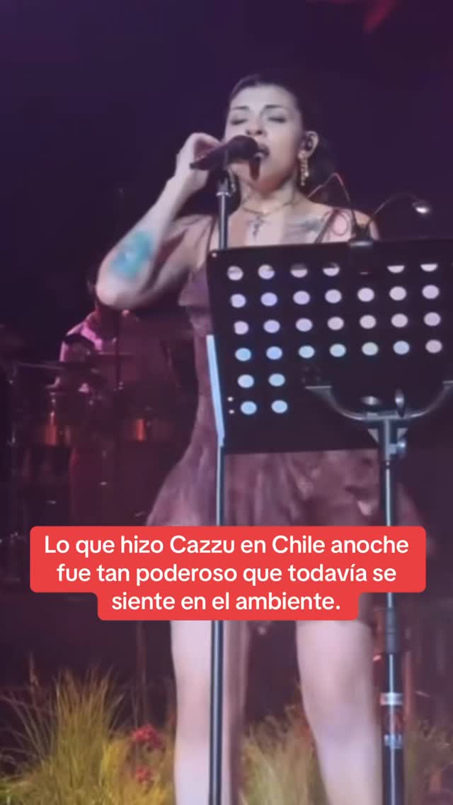 la evolución de Cazzu en Chile dejó claro quién es en el escenario: voz ...