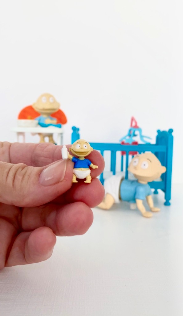 Thrift store jackpot! 🍼✨ Scored these vintage Rugrats toys for