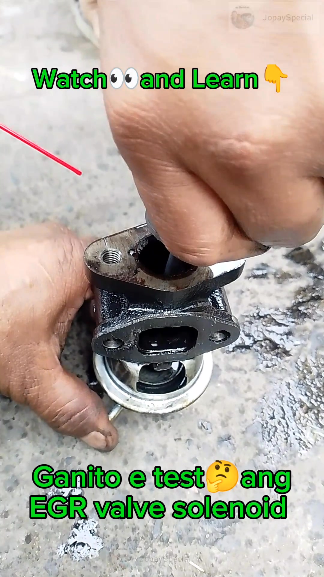 Sharing knowledge👌Paano i-test ang EGR valve solenoid kung goods ba or ...