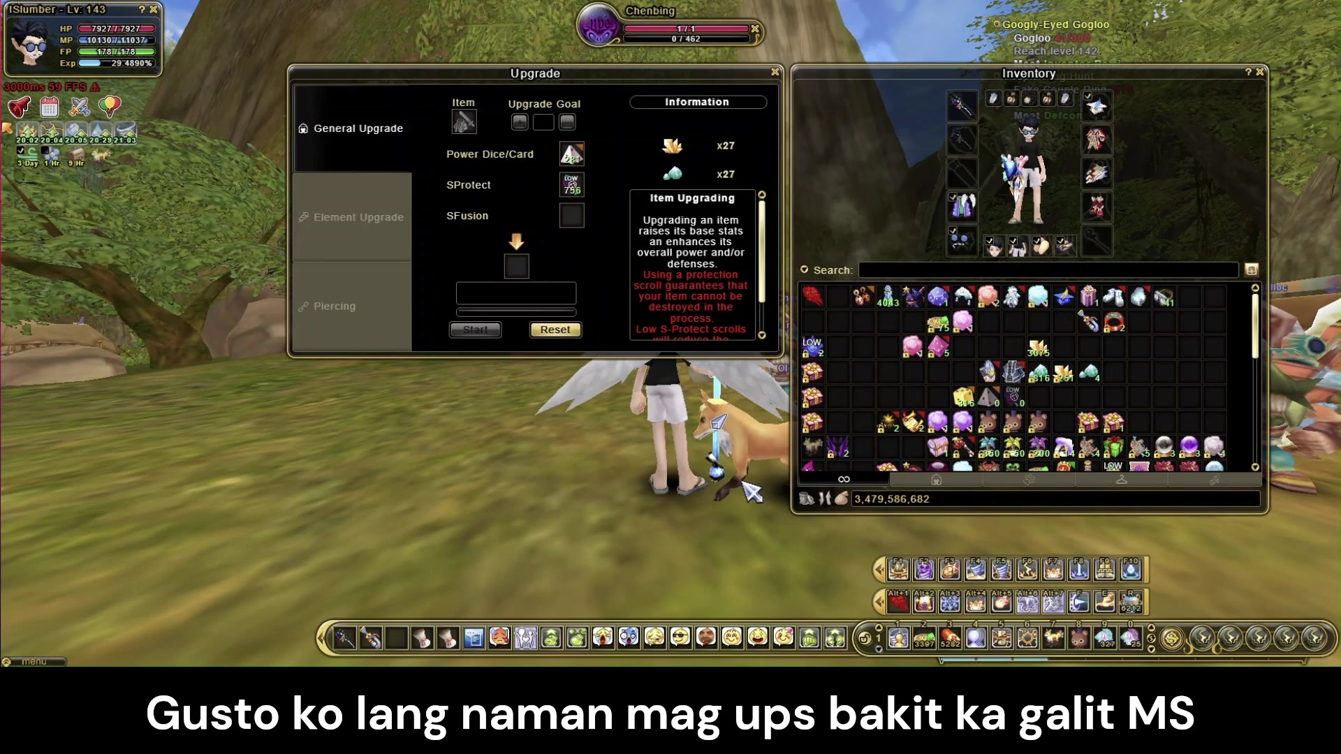 1st +4 Adept Ring total cost = 5b 🥱 lumakas tau ng +10 int and 1% magic ...