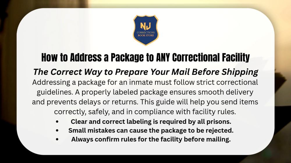 Sending a package to an incarcerated loved one requires following ...