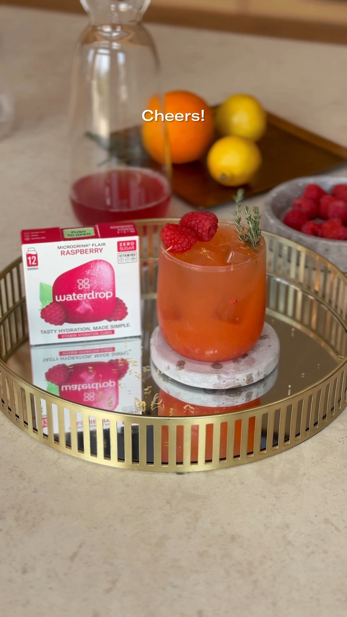 Pop, Fizz, Raspberry Bliss La nostra Mimosa al lampone ti farà sognare ...