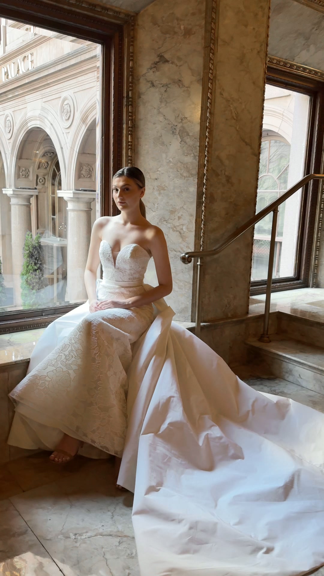 lazaro dresses Never Worn Satine with Veil Wedding Dress A timeless Lazaro 3108 Wedding Dress –