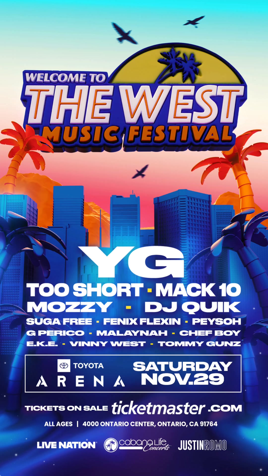Welcome to the West is Back 🔥 YG, Too Short, Mack 10, Mozzy, DJ