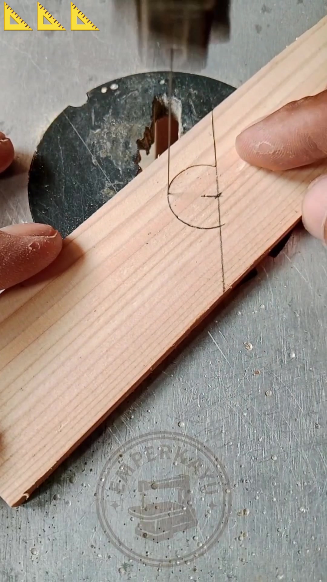 45° Locking Corner Joint . Blade#3 #Woodworking #Woodcraft # ...